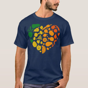 Vegetarian Colourful Fruits  T-Shirt
