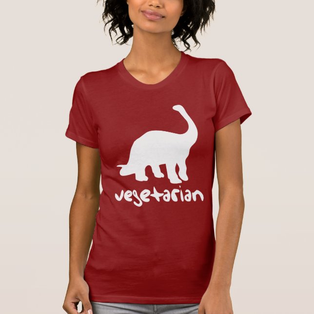 Vegetarian Dinosaur T-Shirt (Front)