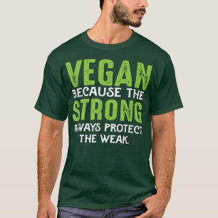 Vegetarian Distressed Vintage Vegan Mens And Women T-Shirt