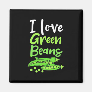 Vegetarian I Love Green Beans Magnet