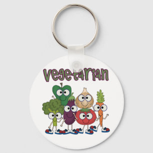Vegetarian Key Ring