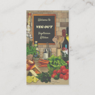 Vegetarian Kitchen Business Card