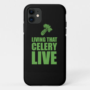 Vegetarian Living That Celery Live Case-Mate iPhone Case