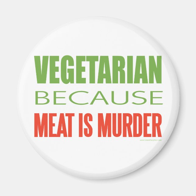 Vegetarian Magnet (Front)