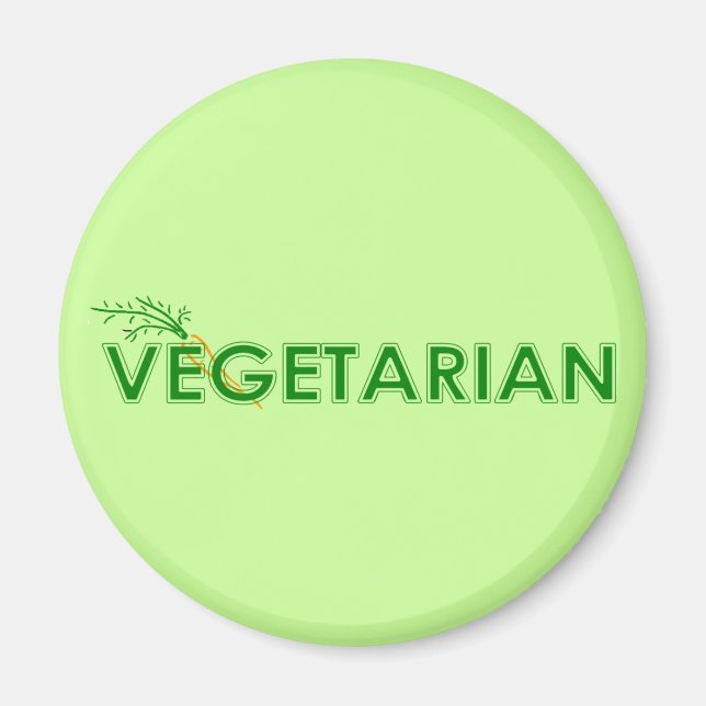 Vegetarian Magnet (Front)