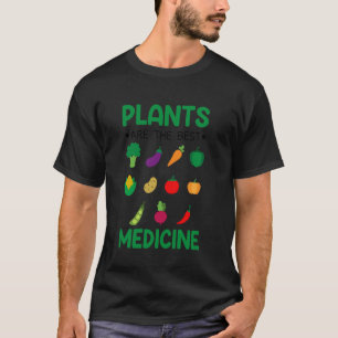 Vegetarian Medicine Organic Food Herbivore Vegan F T-Shirt