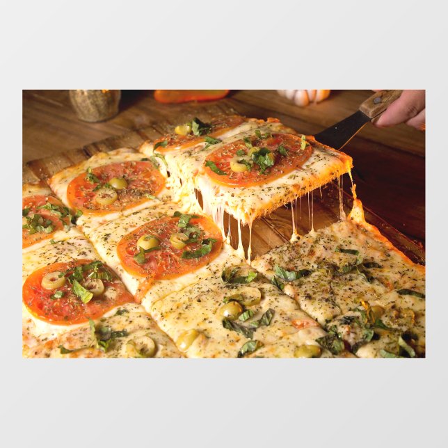 Vegetarian Pizza Square Pizza Shop (Sheet)