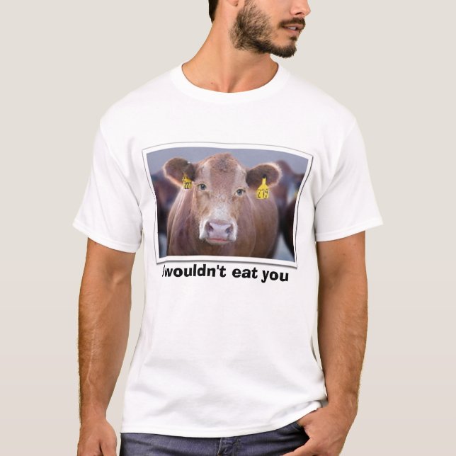 Vegetarian Shjrt T-Shirt (Front)