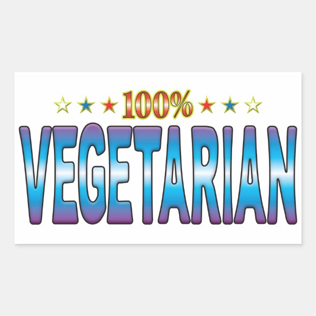 Vegetarian Star Tag v2 (Front)