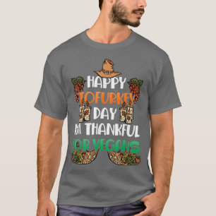 Vegetarian Thanksgiving Vegan Plant Tofu Lover  T-Shirt