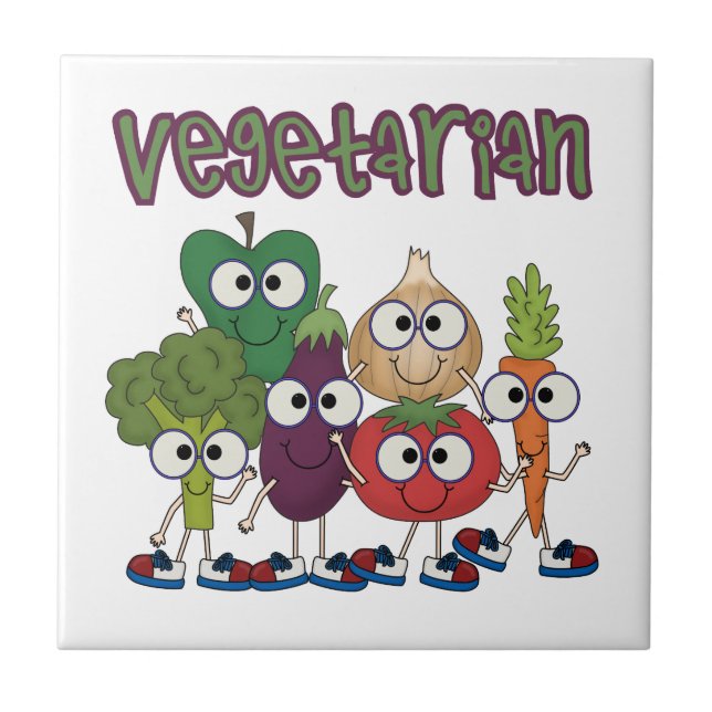 Vegetarian Tile (Front)