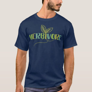 Vegetarian Vegan Herbivore Natural Plant Food T-Shirt