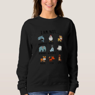 Vegetarian Vegan Life Veganism Animal Veggie I Am Sweatshirt