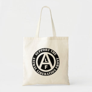 Vegetarian Vegan Support Animal Liberation Front Tote Bag
