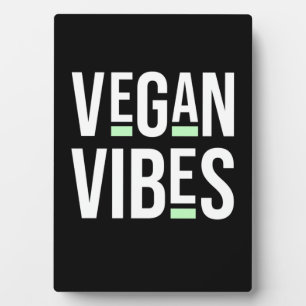 Vegetarian Vegan Vibes Plaque