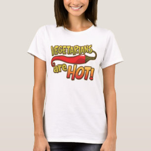 Vegetarians Are Hot Ladies tee