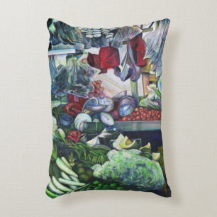 Vegetatian Club Meets Here Decorative Cushion