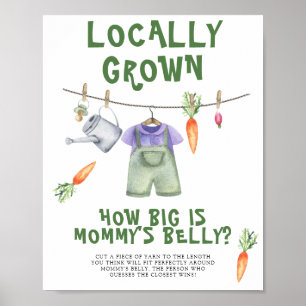 veggie baby - how big is mommy's belly game poster