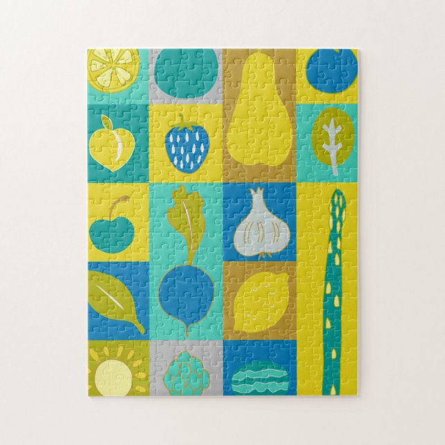 Veggie Blocks I Jigsaw Puzzle (Vertical)