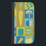 Veggie Blocks II Samsung S4 Wallet Case<br><div class="desc">Home Décor</div>
