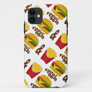 Veggie Burger and Fries Case-Mate iPhone Case