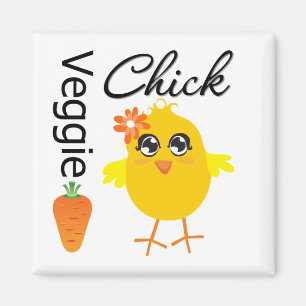 Veggie Chick Magnet