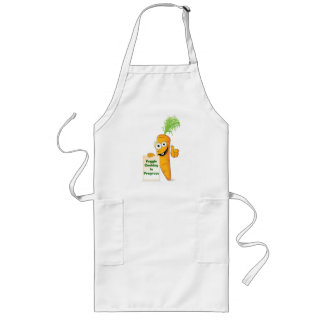 Veggie Cooking in Progress Carrot Long Apron