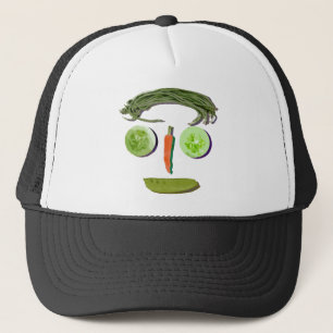 Veggie Face Trucker Hat