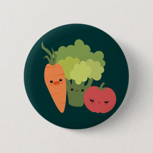 Veggie Friends 6 Cm Round Badge
