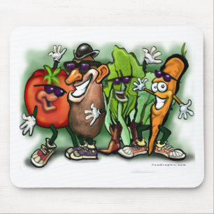 Veggie Gang Mouse Pad