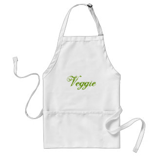 Veggie. Green. Slogan. Standard Apron