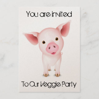 Veggie Invitation card