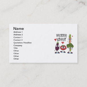 Veggie Lover Business Card