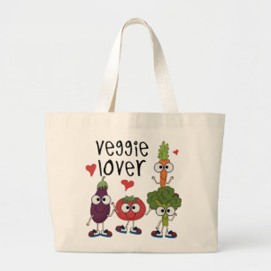 Veggie Lover Large Tote Bag
