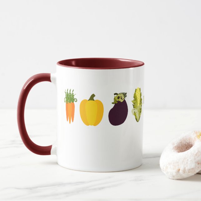 Veggie Lover Mug (With Donut)