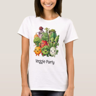 Veggie Party for vegetarian funny T-Shirt