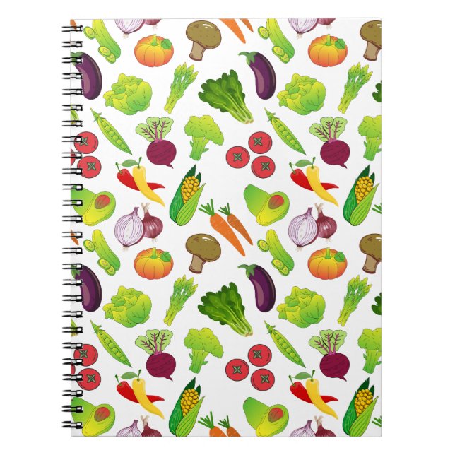 Veggie Pattern Notebook (Front)