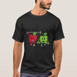Veggie Power Apples Strength Vegan Protein Vegan T-Shirt