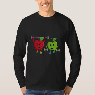 Veggie Power Apples Strength Vegan Protein Vegan T-Shirt