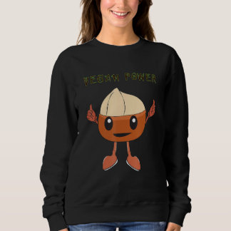 Veggie Power, Macadamia, Kraft, Vegan Protein, Veg Sweatshirt