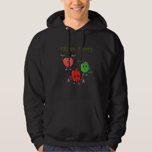 Veggie Power Tomato Paprika Power Vegan Protein Ve Hoodie
