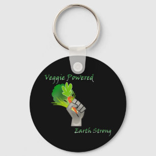Veggie Powered Key Ring