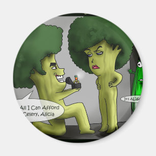 Veggie Proposals Funny Gifts Cards Tees & Gifts Magnet