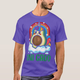 Veggie Rainbow Vegan Unicorn Lover Avocado Unicorn T-Shirt
