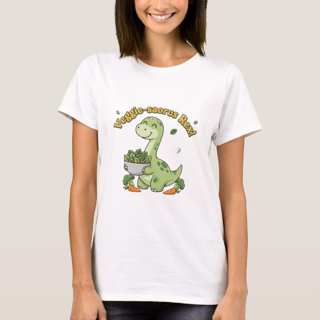 Veggie-saurus Rex! T-Shirt (Front)