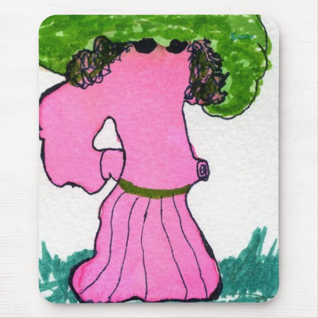 "Veggie Stroal Dance" Abstract Design Mousepad (Front)
