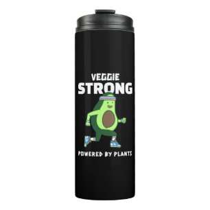 Veggie Strong, Powered by plants Thermal Tumbler