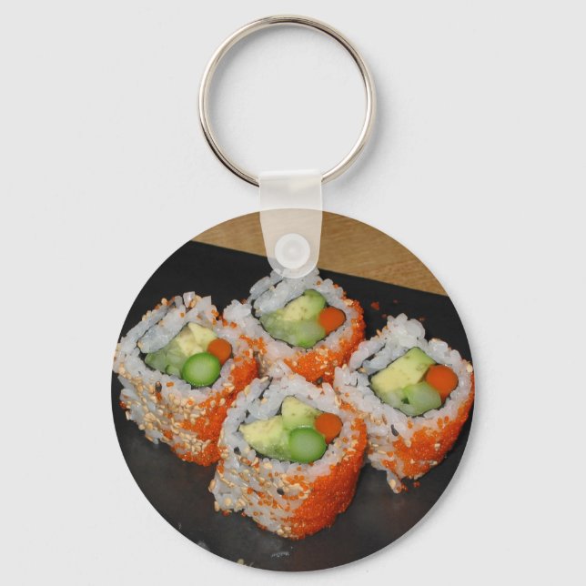 Veggie Sushi Keychain (Front)
