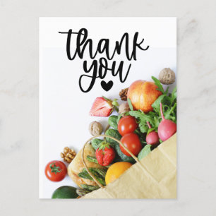 Veggie vegetable Vegetarian appreciation Postcard