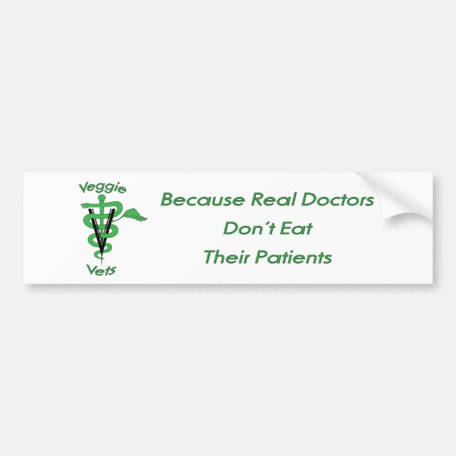 Veggie Vets Bumper Sticker (Front)